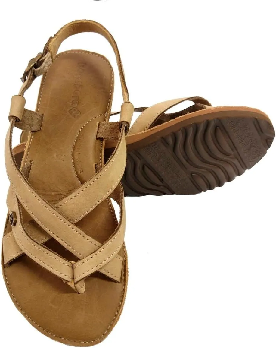 BoraBora Praia da Pipa | Women's Leather Sandal Prime Brazilian Style Comfortable Adjustable Strappy