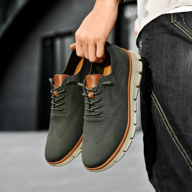 Breeze Shoes for Men Oxfords Lace-Up Lightweight Casual Walking Comfortable Dress wearbreeze Breeze Urban Shoes