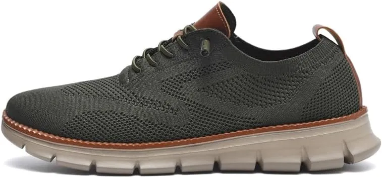 Breeze Shoes for Men Oxfords Lace-Up Lightweight Casual Walking Comfortable Dress wearbreeze Breeze Urban Shoes