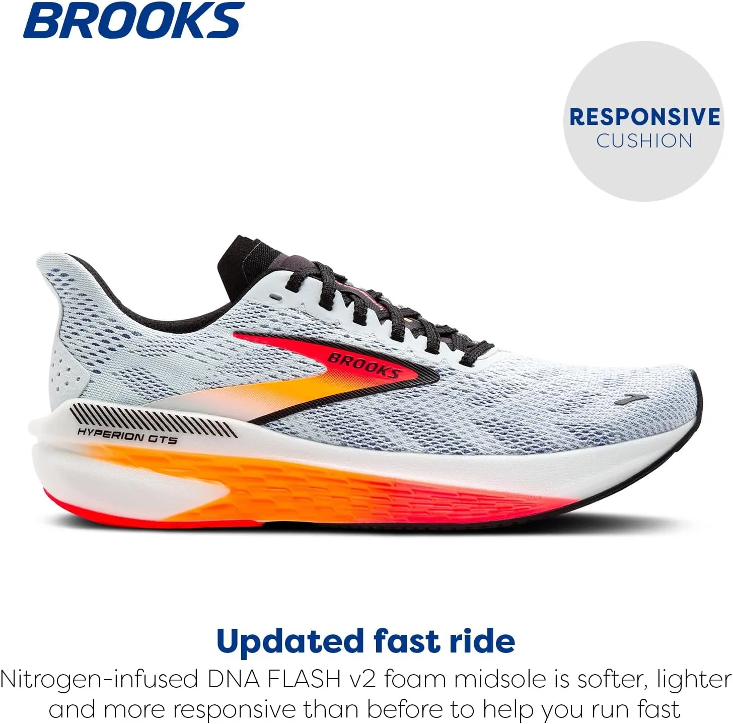 Brooks Men’s Hyperion GTS 2 Supportive Running Shoe