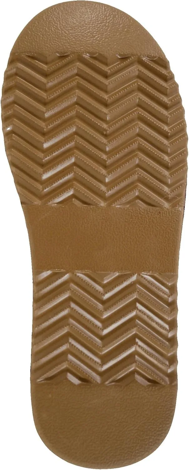 Bushga Ladies Genuine Sheepskin Mid Calf Short Boot with Button Design (Black, Chocolate Brown, Chestnut, Grey, Purple)