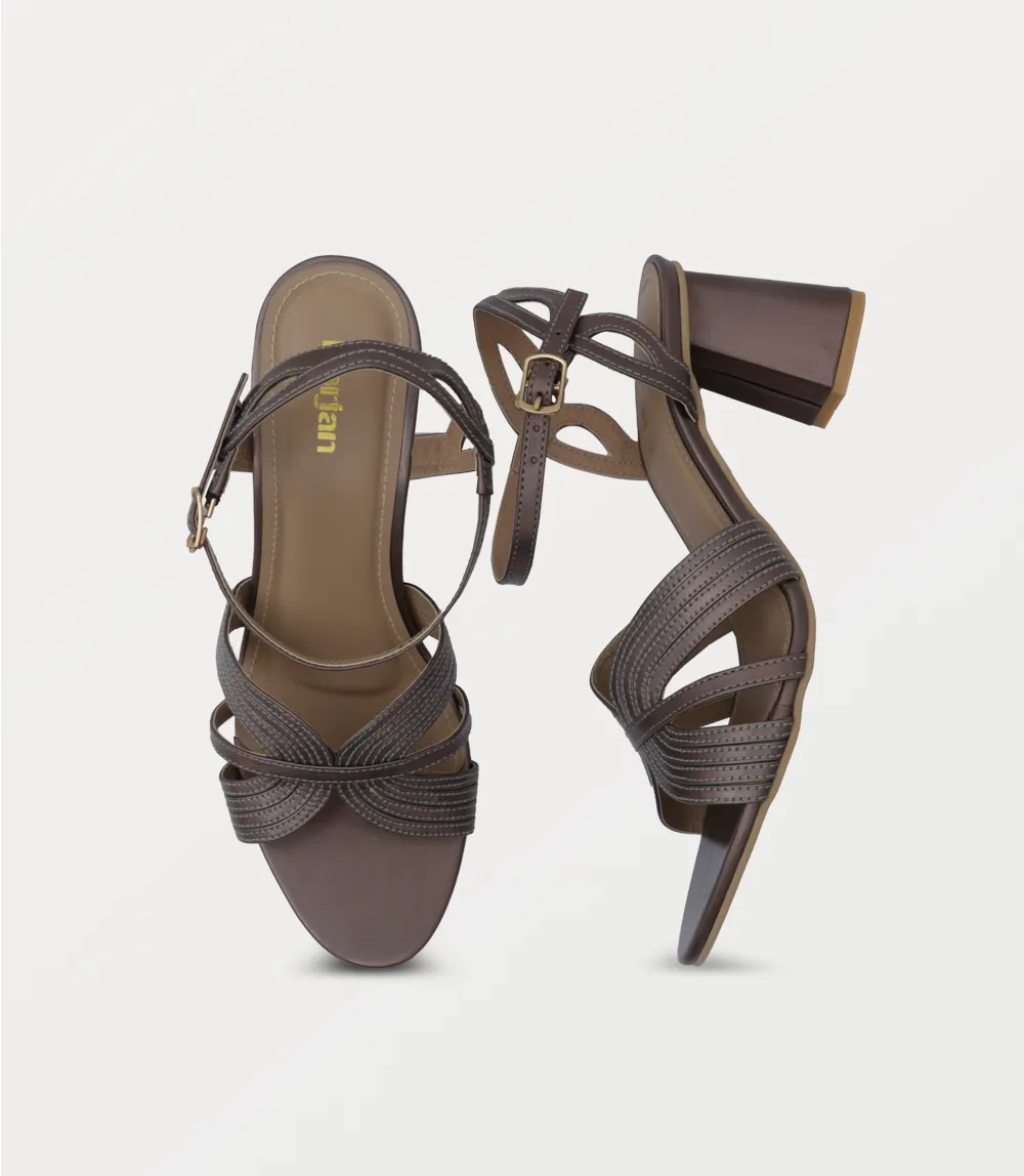 BW10408-PEWTER-Women Sandal Heels