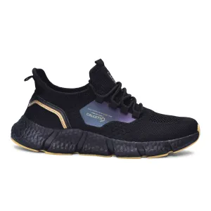 Calcetto Lightweight Casual Men's Running Sports Shoes CLT-0973 Black Gold
