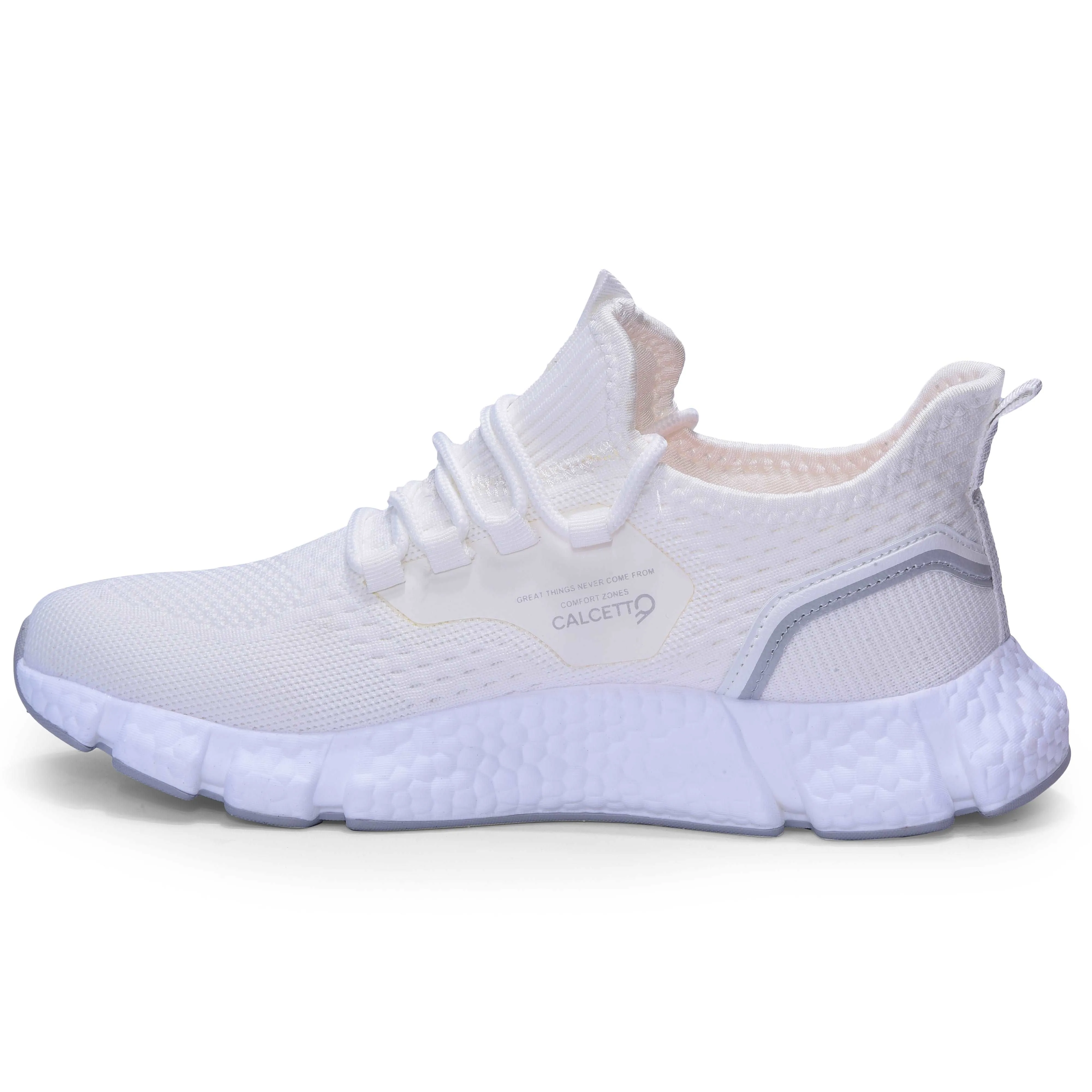 Calcetto Lightweight Casual Men's Running Sports Shoes CLT-0973 White
