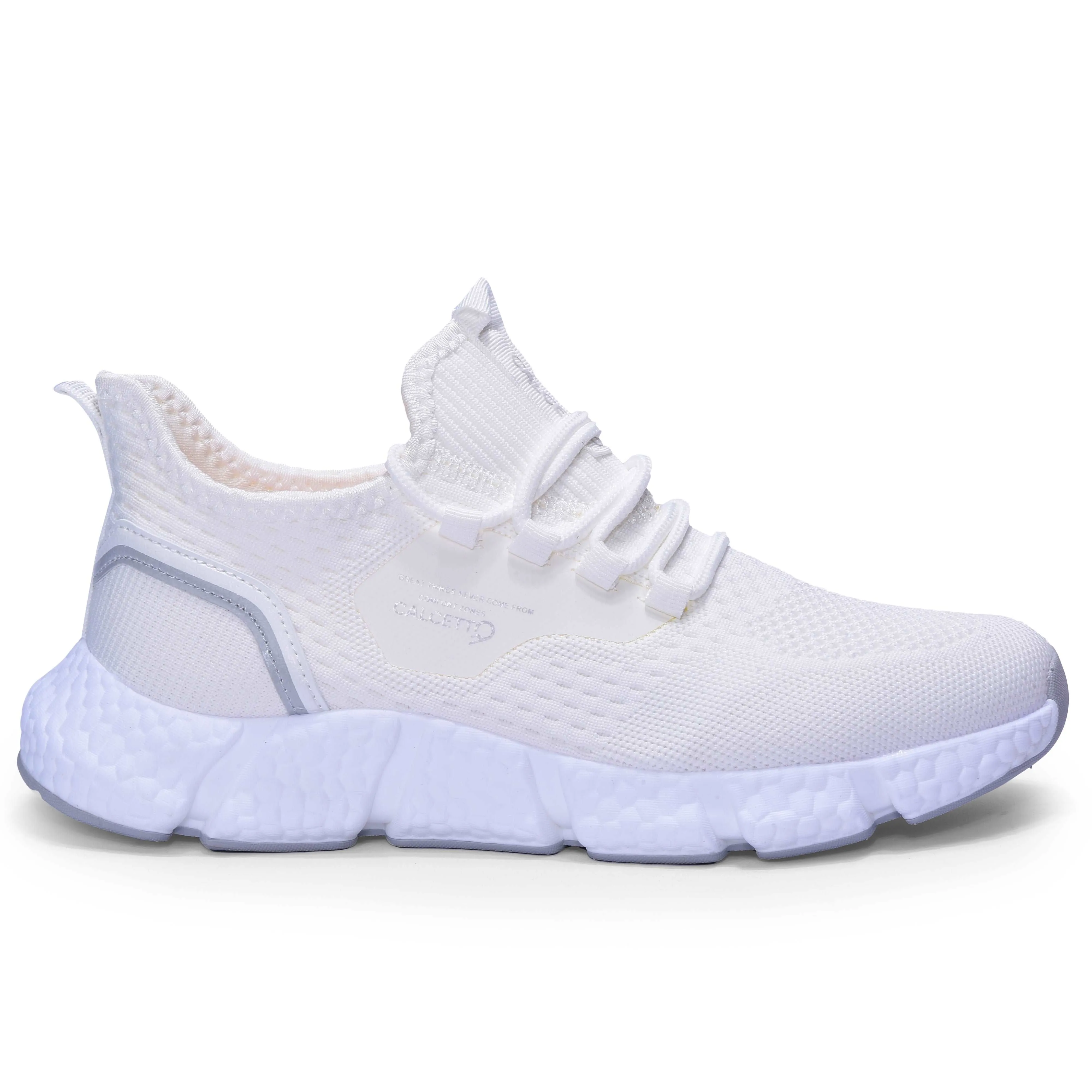 Calcetto Lightweight Casual Men's Running Sports Shoes CLT-0973 White