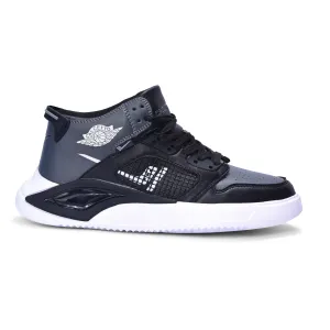 Calcetto Lightweight Casual Men'S Sneakers Shoes CLT-0974 Black Grey