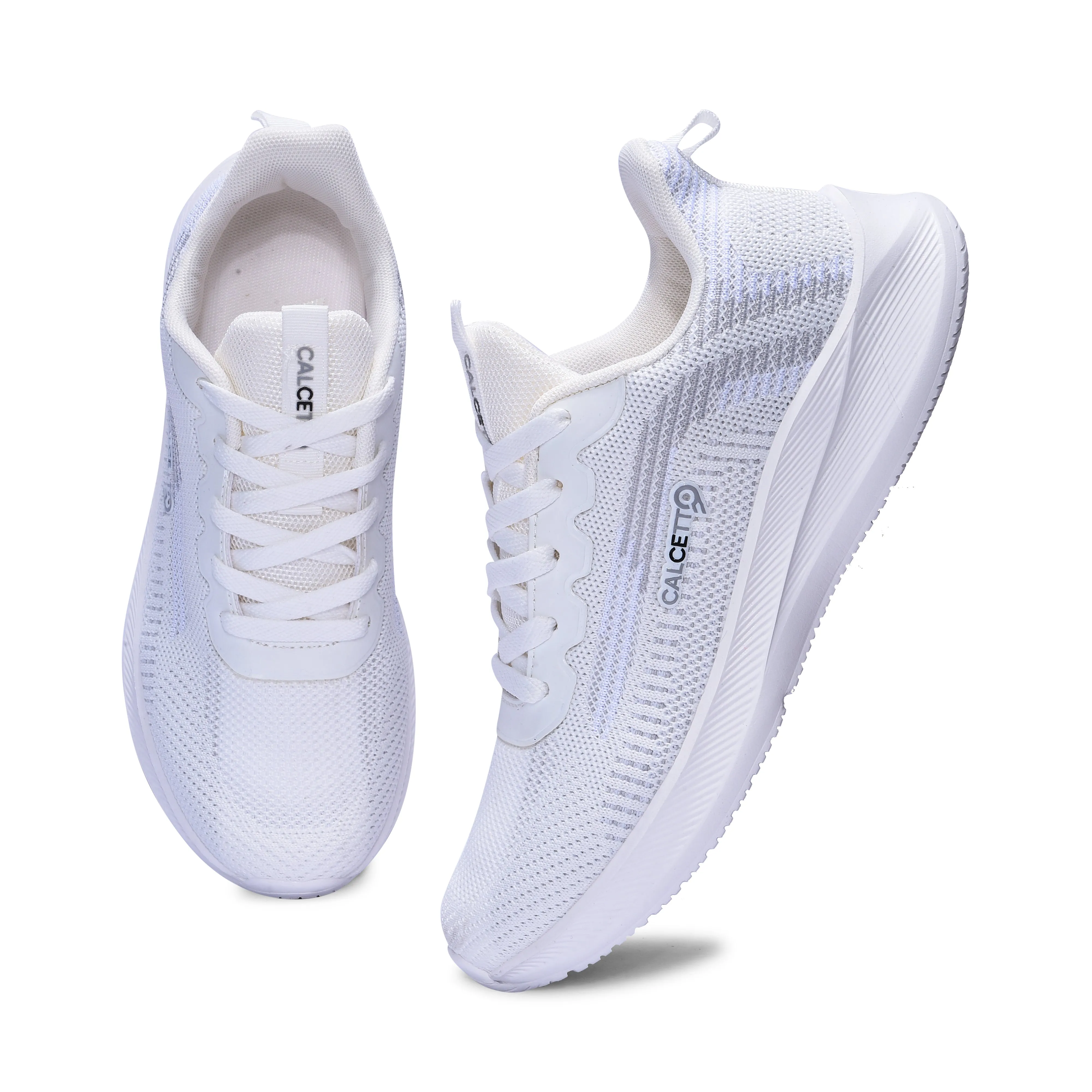 Calcetto Lightweight Casual WoMen's Running Sports Shoes CLT-9827 White
