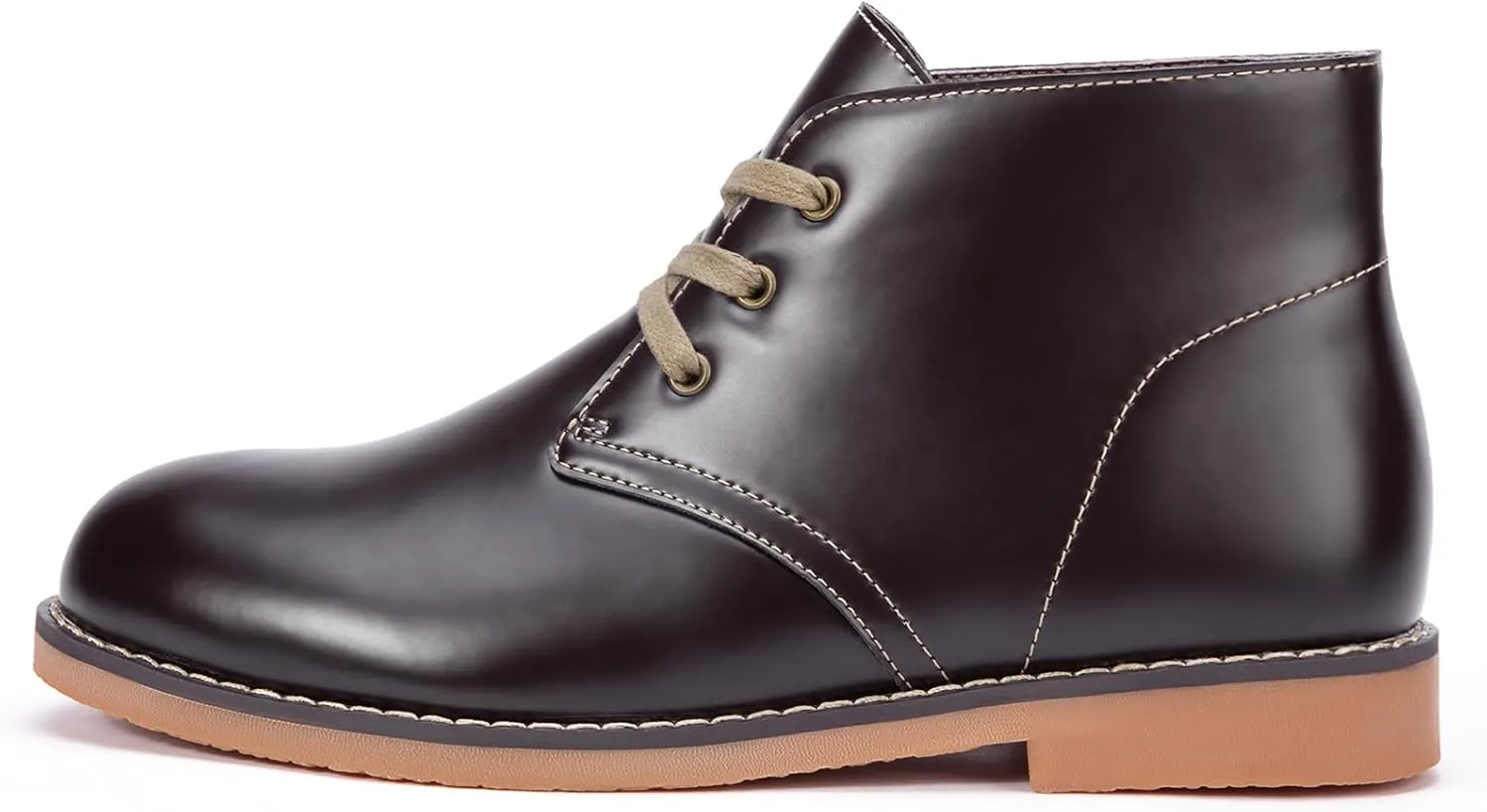 CAMEL CROWN Mens Classic Dress Chukka Boot Casual Leather Boot Ankle Comfortable