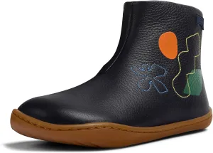 Camper Kids Girls Peu Cami Kids Ankle Boot, Navy, 9 Little