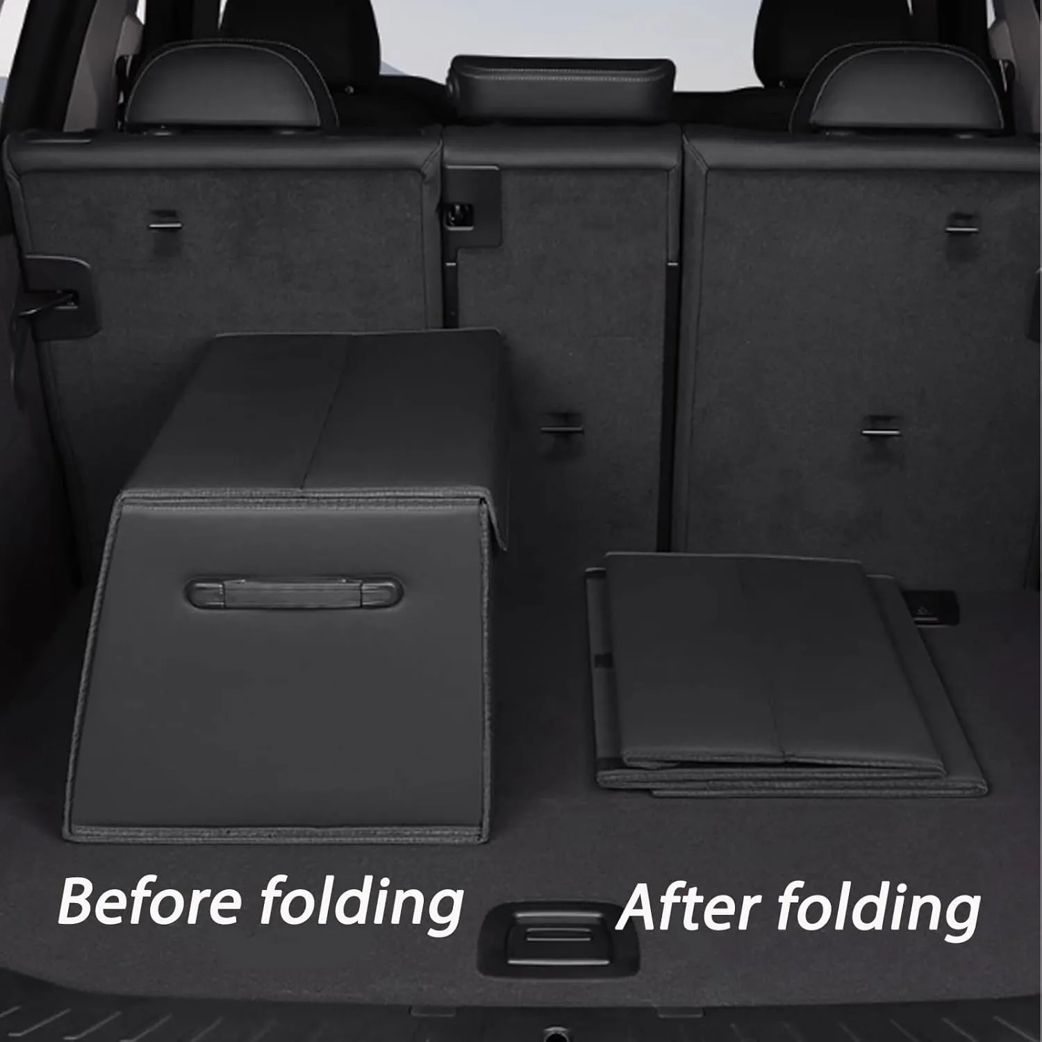 Car Boot Bag for Mitsubishi Outlander 4WD/2WD CVT SDA GPL 2012 2013 2014 2015 2016 Anti Slip Robust Stable Car Boot Organiser,Waterproof Wear-Resistant Boot Tidy for Car,C4 75 * 37 * 30