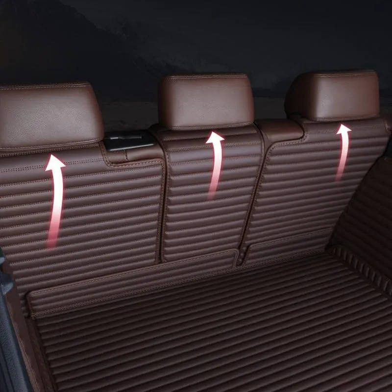 Car Boot Liner Protector for Mitsubishi Outlander 2006 2007 2008 2009, Resistant Easy to Install Premium Car Accessory,D Brown