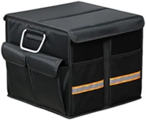 Car Boot Organiser for Chevrolet Cruze/Express/Orlando/Silverado/Suburban/Tahoe, Durable Car Boot Tidy Collapsible Easy to Use,A Black-A Small