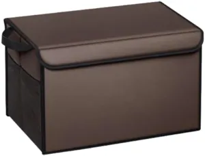 Car Boot Organiser for Suzuki Swace/Swift/SX4/Vitara/Wagon R/Aerio/Cara, Durable Car Boot Tidy Collapsible Easy to Use,C Brown