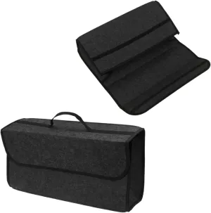 Car Boot Storage Organizer Bag Large Capacity Carpet Trunk Bag with Handle for Travel Tools Durable Structure for Neat Clean Car for Suvs