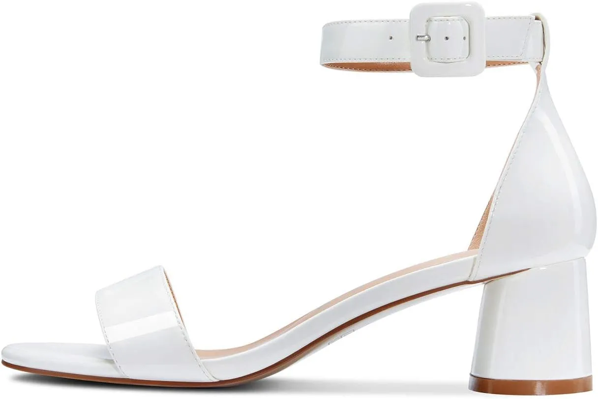 Castamere Womens Chunky Block Heel Sandals Ankle Strap Open Toe Buckle 5CM Heels Sandal