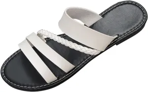 Casual Dress Women's Sandals 2025 Summer Home Household Indoor Slip Thick Soled PVC Women Slippers