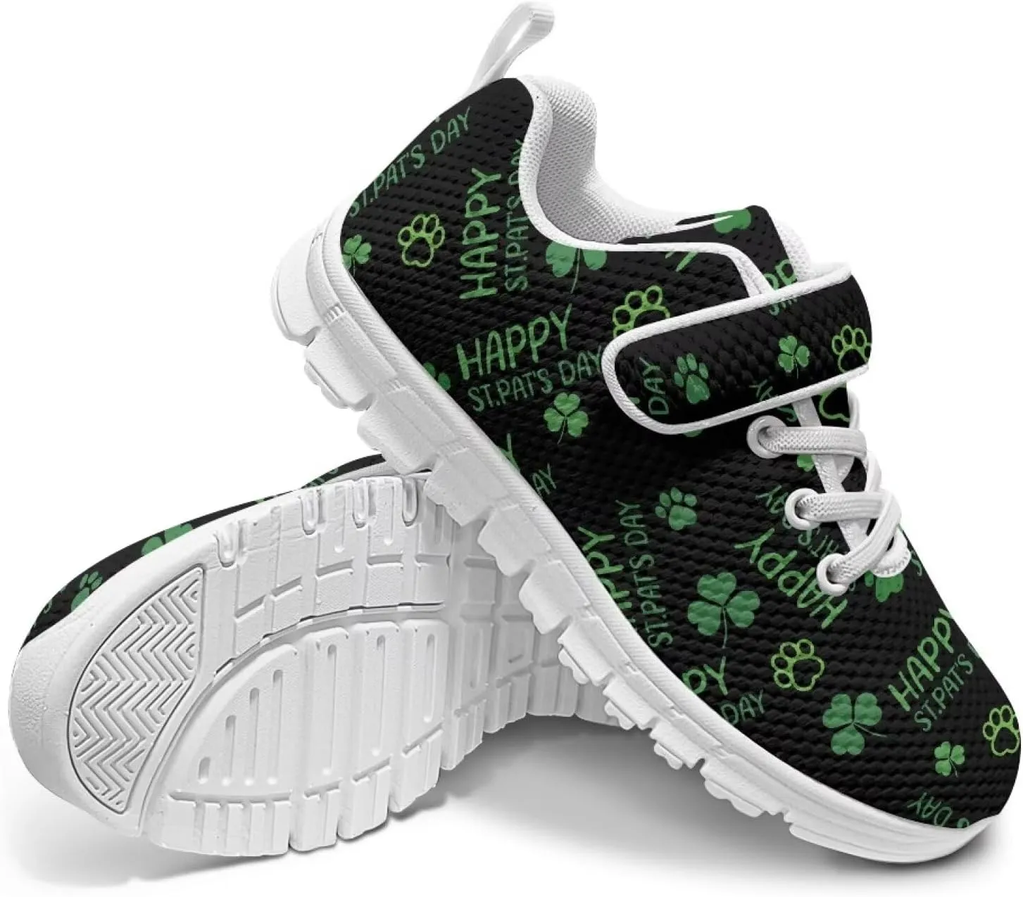 Casual House Shoes Lightweight Anti-Skid Sneakers Boys Girls Breathable Single Buckle Mesh Shoes for Athletic US 11-15 White Sole