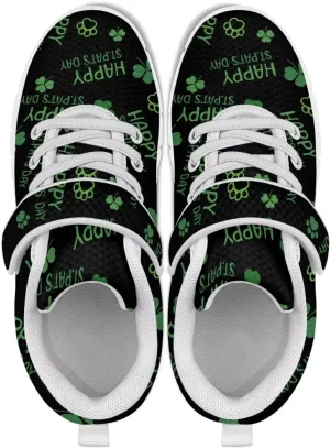 Casual House Shoes Lightweight Anti-Skid Sneakers Boys Girls Breathable Single Buckle Mesh Shoes for Athletic US 11-15 White Sole