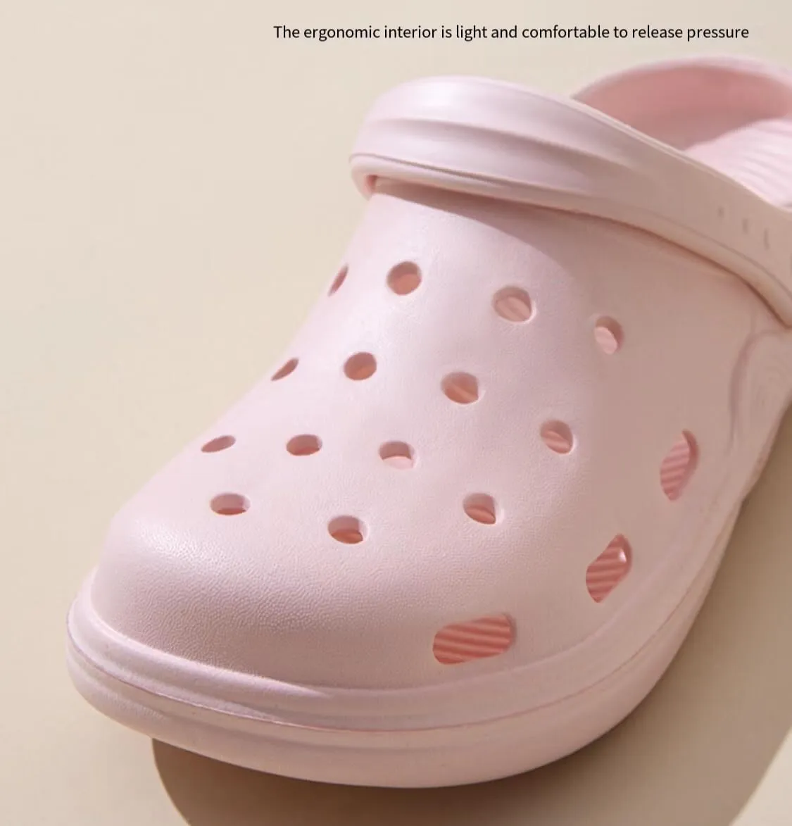 Casual Shoes Couple Summer Autumn Stomping Shoes Red Network Beach Thick Bottom Slippers Wear-Resistant Anti-Slip