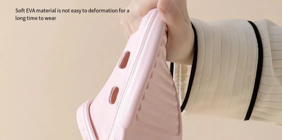 Casual Shoes Couple Summer Autumn Stomping Shoes Red Network Beach Thick Bottom Slippers Wear-Resistant Anti-Slip