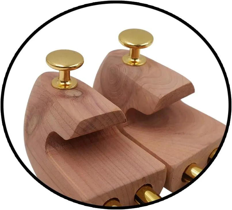 CEDAR SHOE TREE with TWIN TUBES -2 Packs