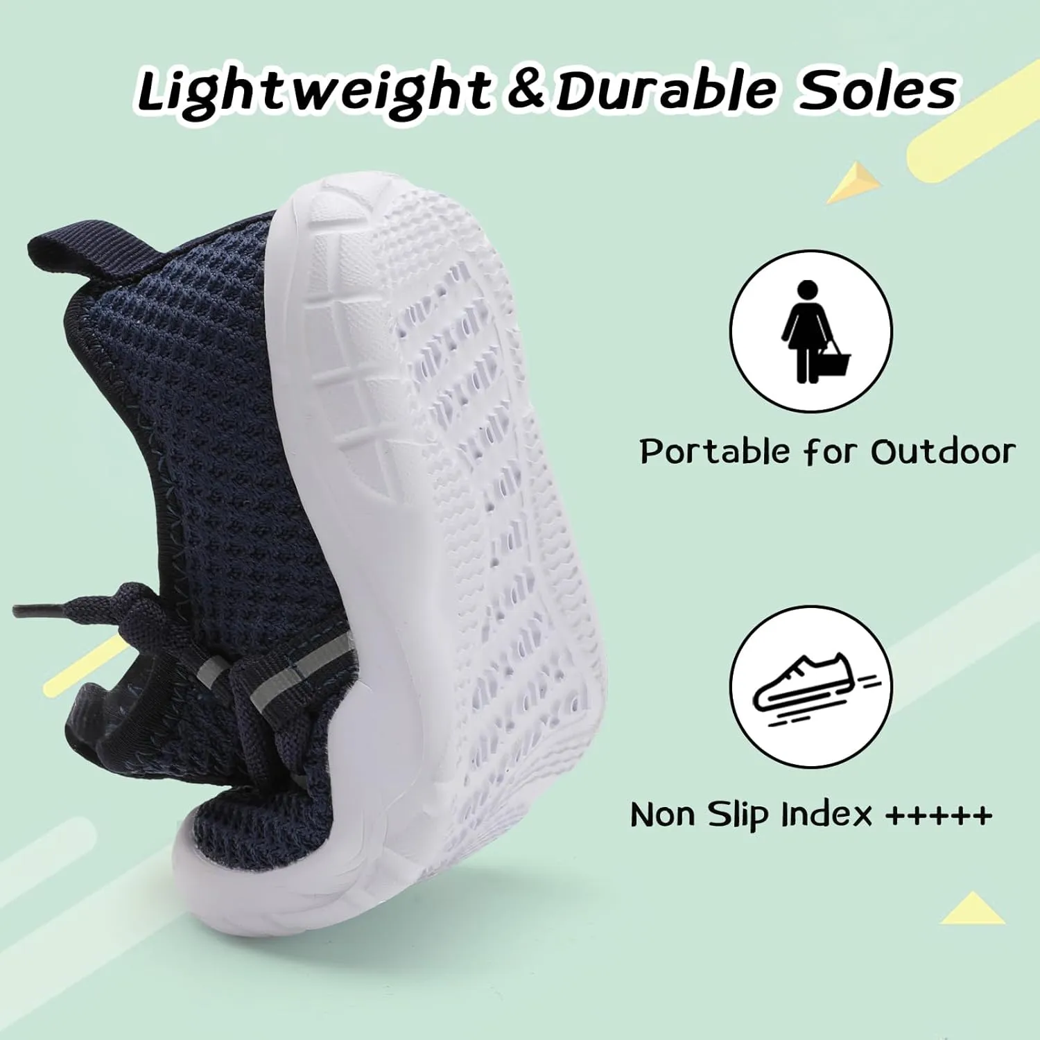 Centipede Demon Toddler Shoes Boys Girls Barefoot Shoes Kids Breathable Walking Running Shoe Slip on Sneakers Lightweight Outdoor Athletic Tennis Shoe
