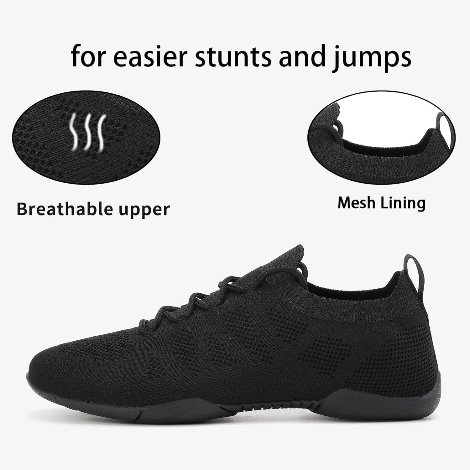 Cheer Shoes Girls Cheerleading Dance Flexible Gymnastic Athletic Training Tennis Sneakers Women Adult Youth Kid