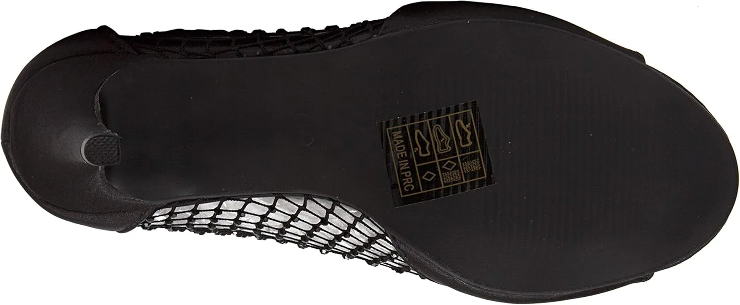 Chic ARIANA Glitter Mesh Shootie
