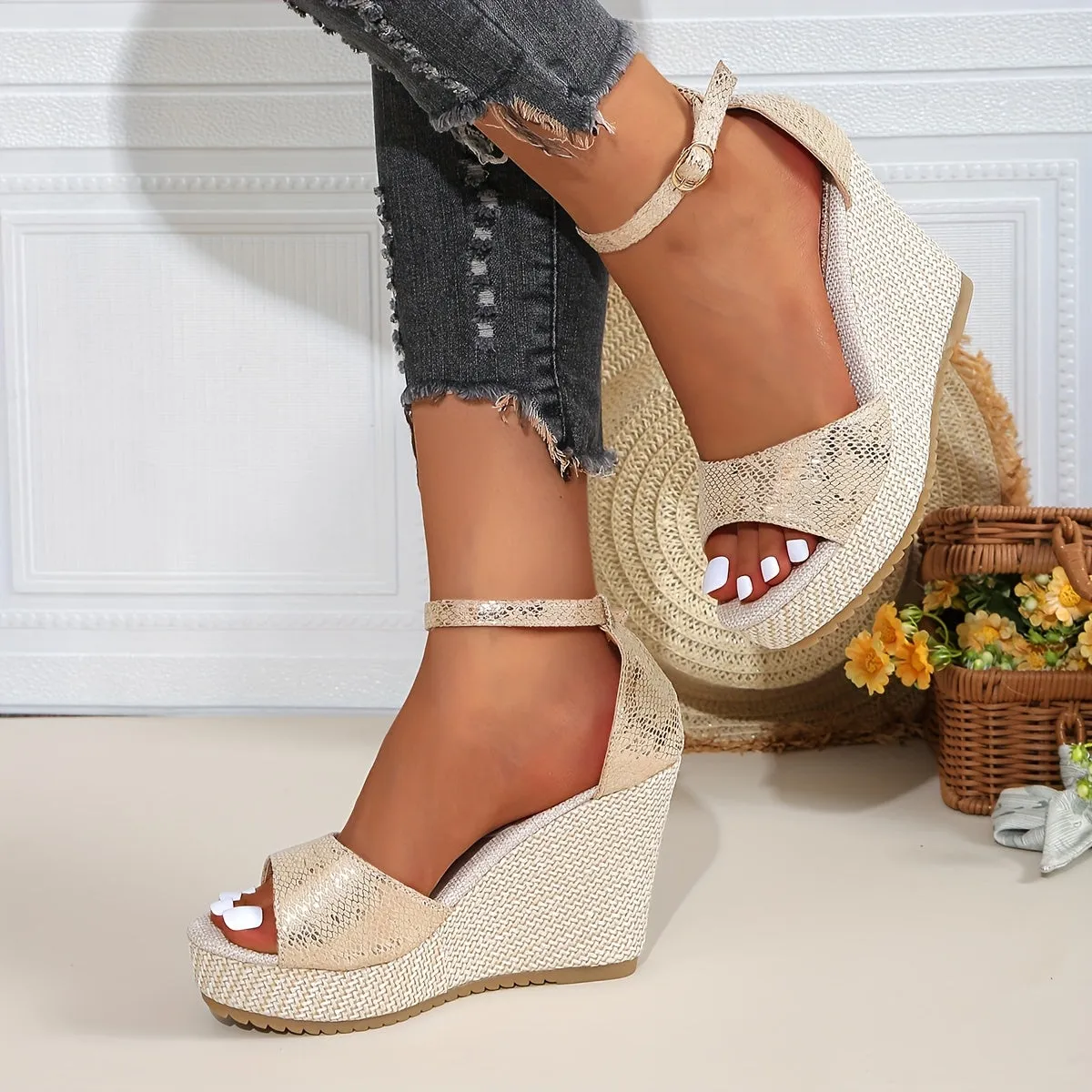 Chic Wedge Heel Sandals