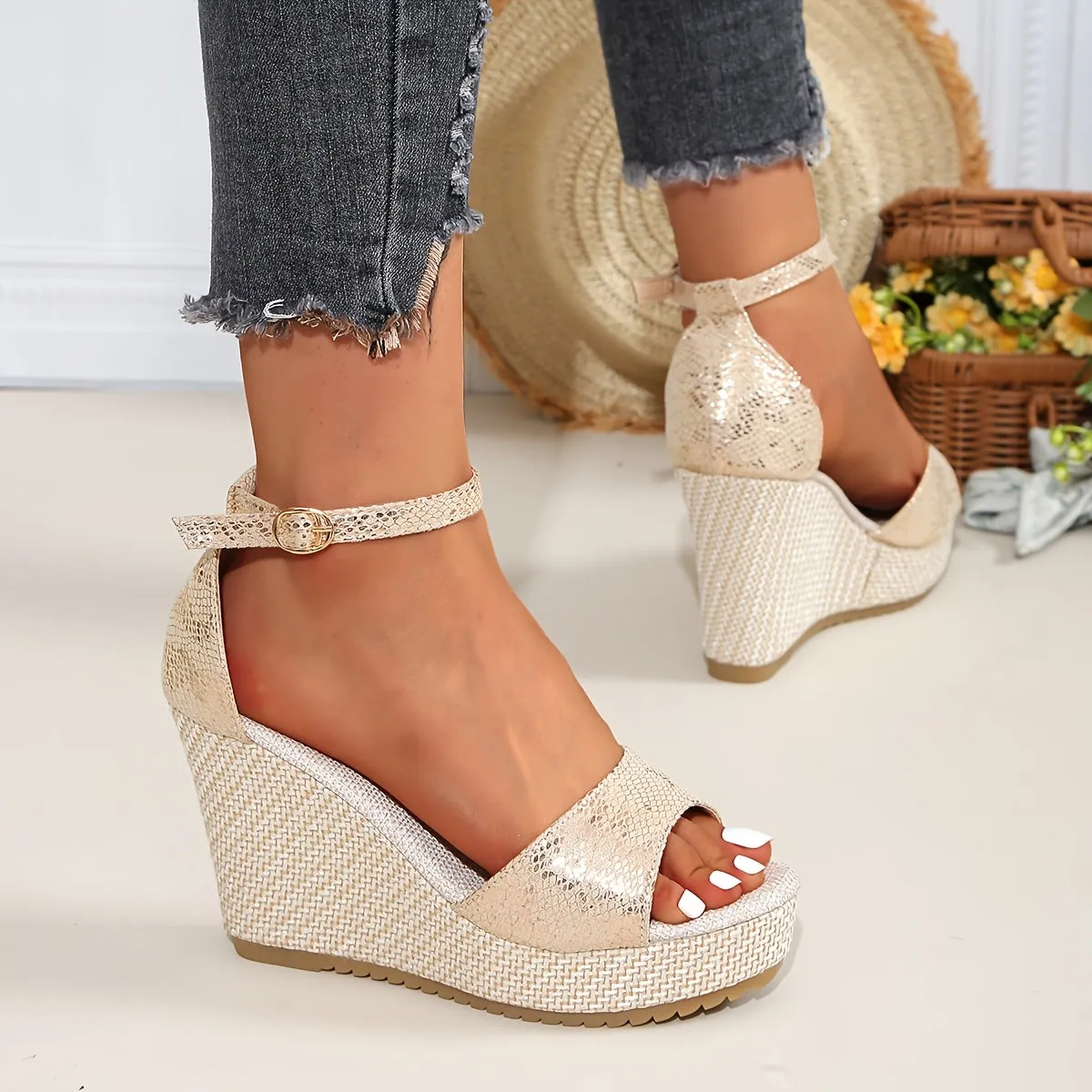 Chic Wedge Heel Sandals