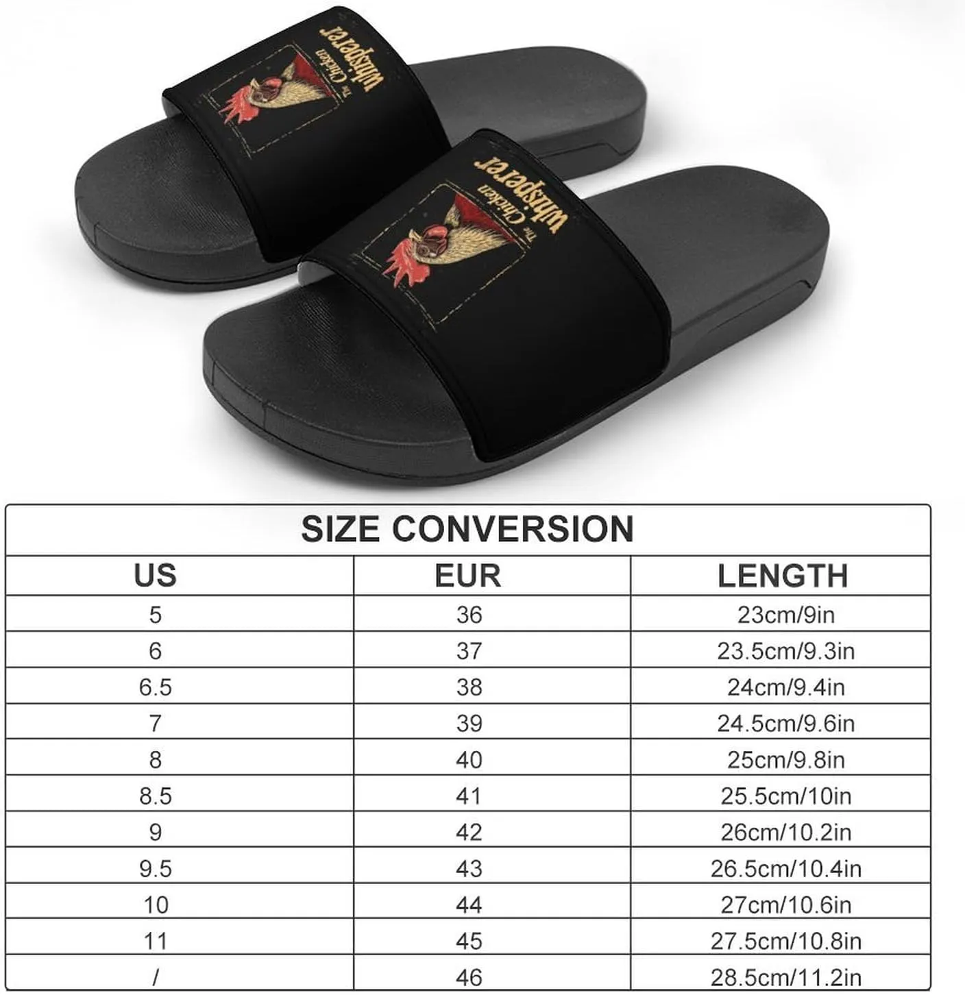 Chicken Whisperer Funny Chicken Lover House Sandals Non-Slip Bathroom Slippers Beach Summer Shoes for Men Women