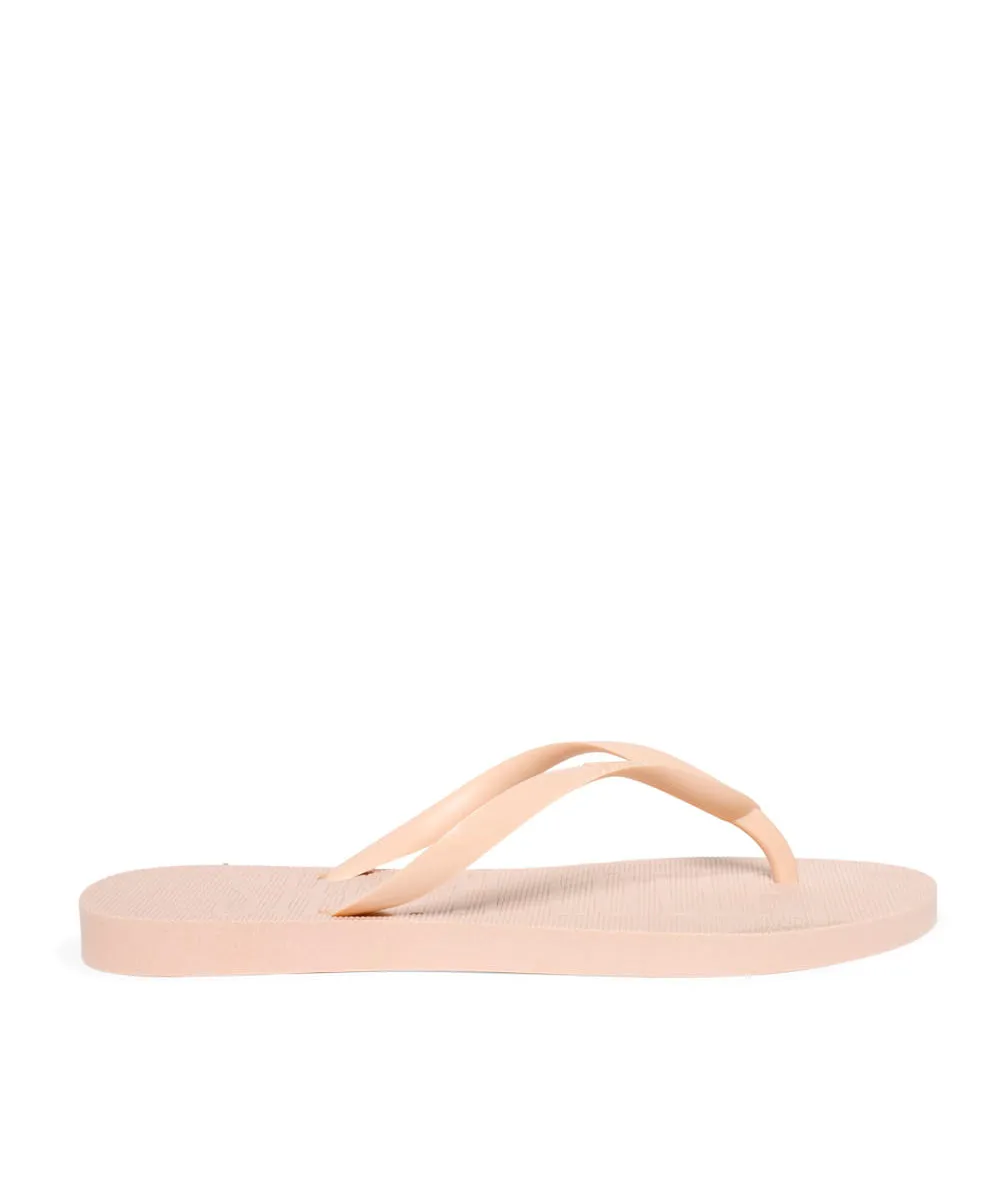 Chinelo Santa Lolla Flip Flop Borracha Nude Rosado