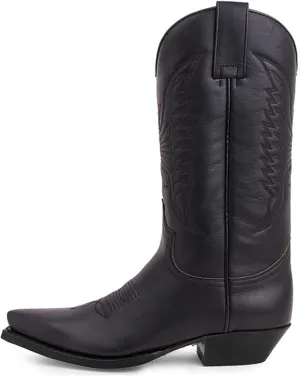 CHUUMEE Men's Fashion Pointed Toe High Heel Embroidered Durable Western Work Cowboy Boots
