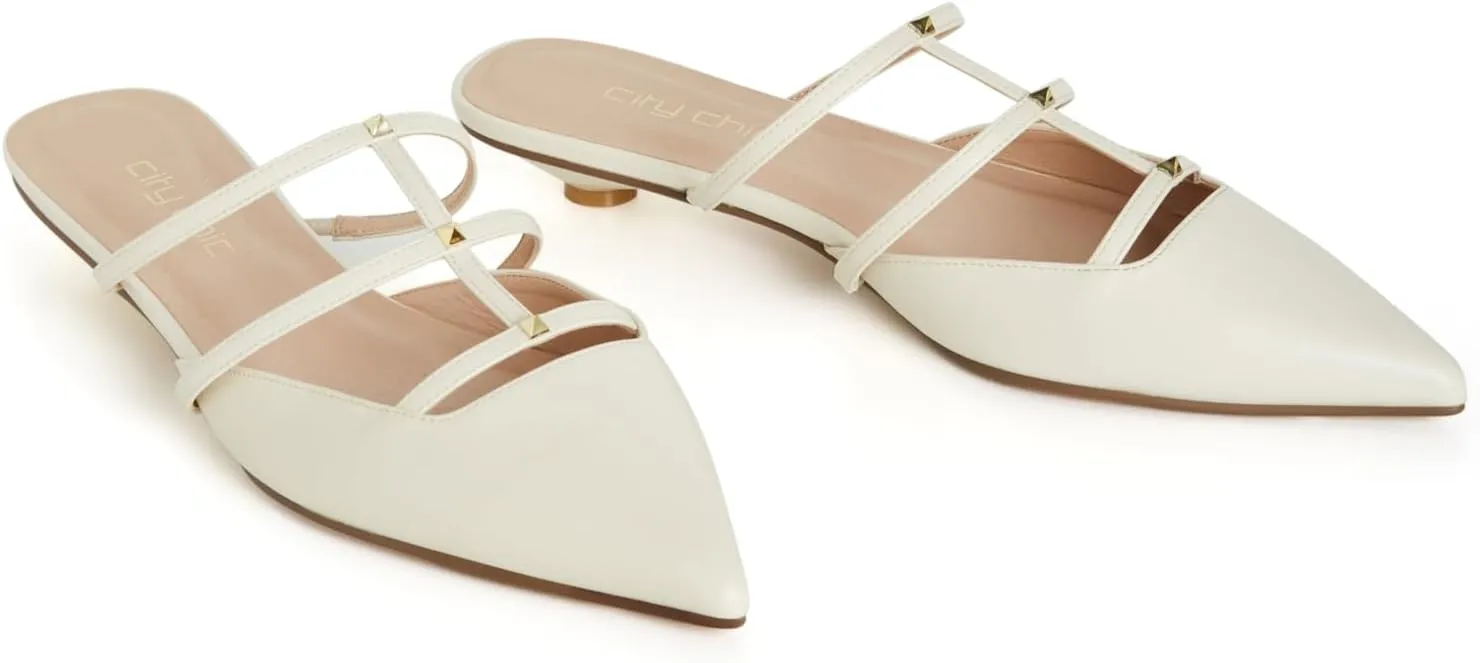 City Chic Women Wide Fit Slide-Azelea Sandal