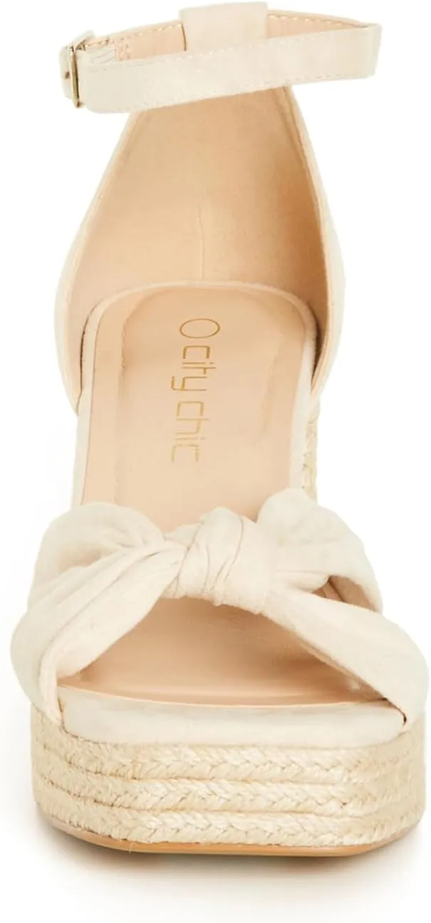 City Chic Women's Platform Oakley Heel Sandal
