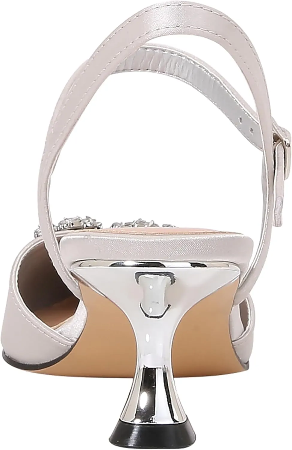 CLASSY Satin Jewel Ornament Sandal