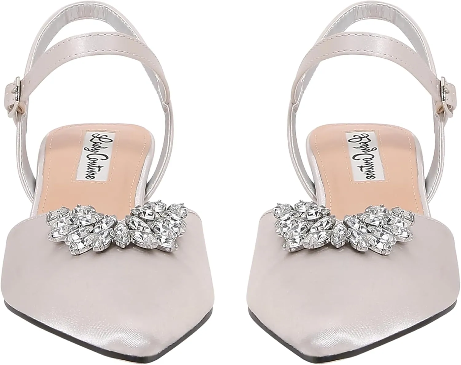 CLASSY Satin Jewel Ornament Sandal