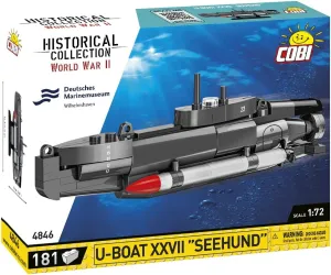 COBI Historical Collection WWII DEUTSCHES MARINEMUSEUM U-Boat XXVII SEEHUND Submarine, Navy