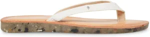 Cool Planet by Steve Madden Womens White Croco Planet Round Toe Slip On Flip Flop Sandal 6 M