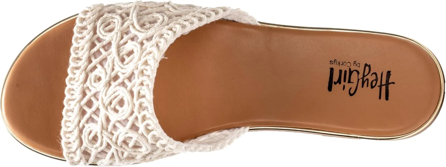 Corkys Footwear Hey Beach Women's Crochet Flat Slip-On Sandal