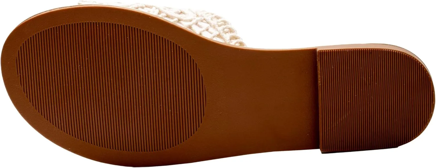 Corkys Footwear Hey Beach Women's Crochet Flat Slip-On Sandal
