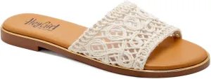 Corkys Footwear Hey Beach Women's Crochet Flat Slip-On Sandal