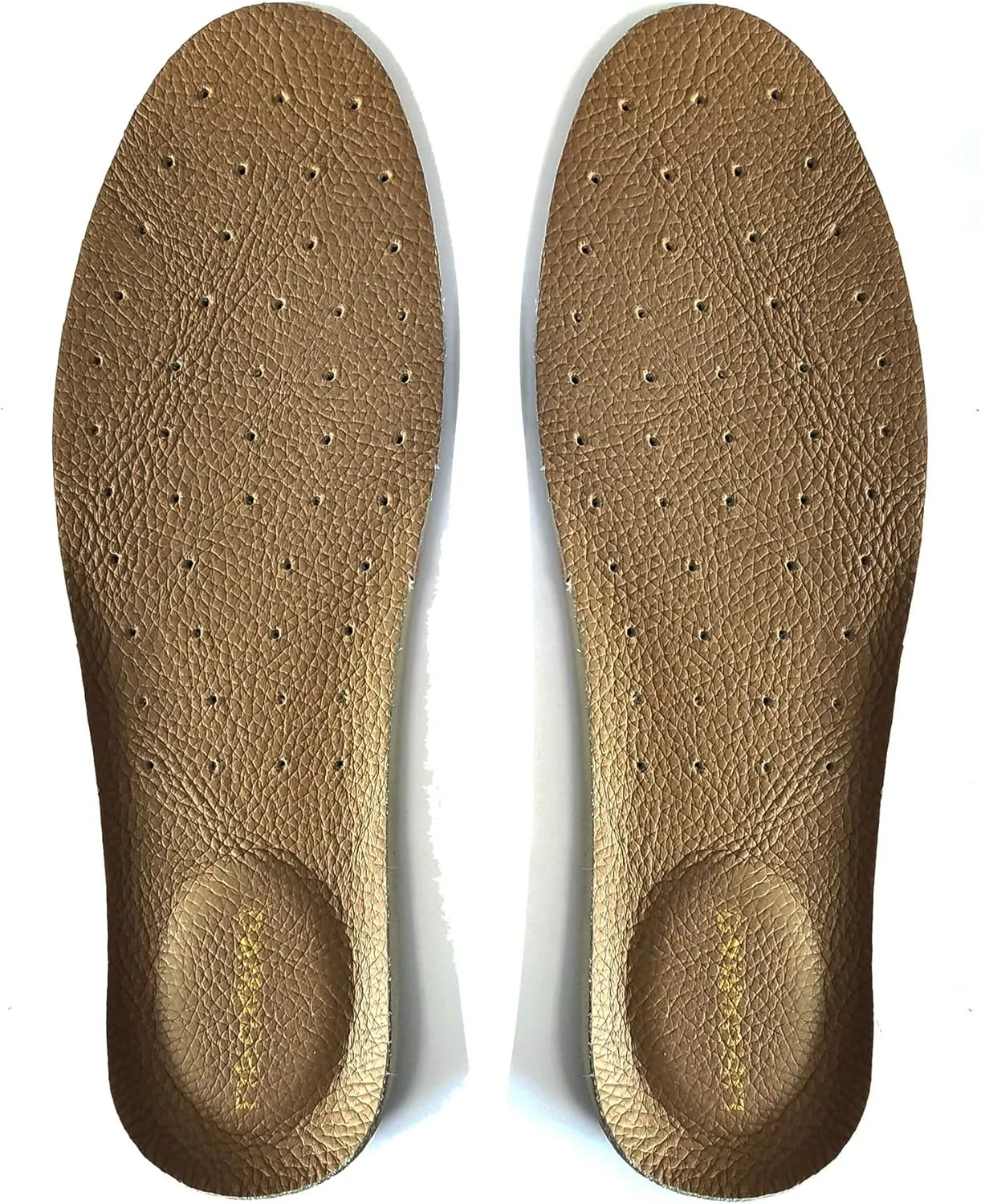 Cow Leather Insoles for Men Soft Comfort (Gray, Men 8.5/10.63inch/27cm)