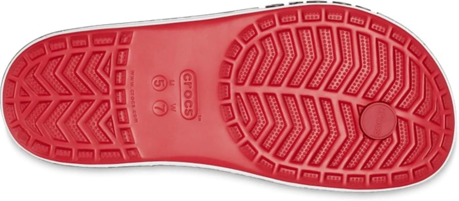 Crocs Men's and Women's Bayaband Flip Flop | Casual Flip Flops | Shower Shoes