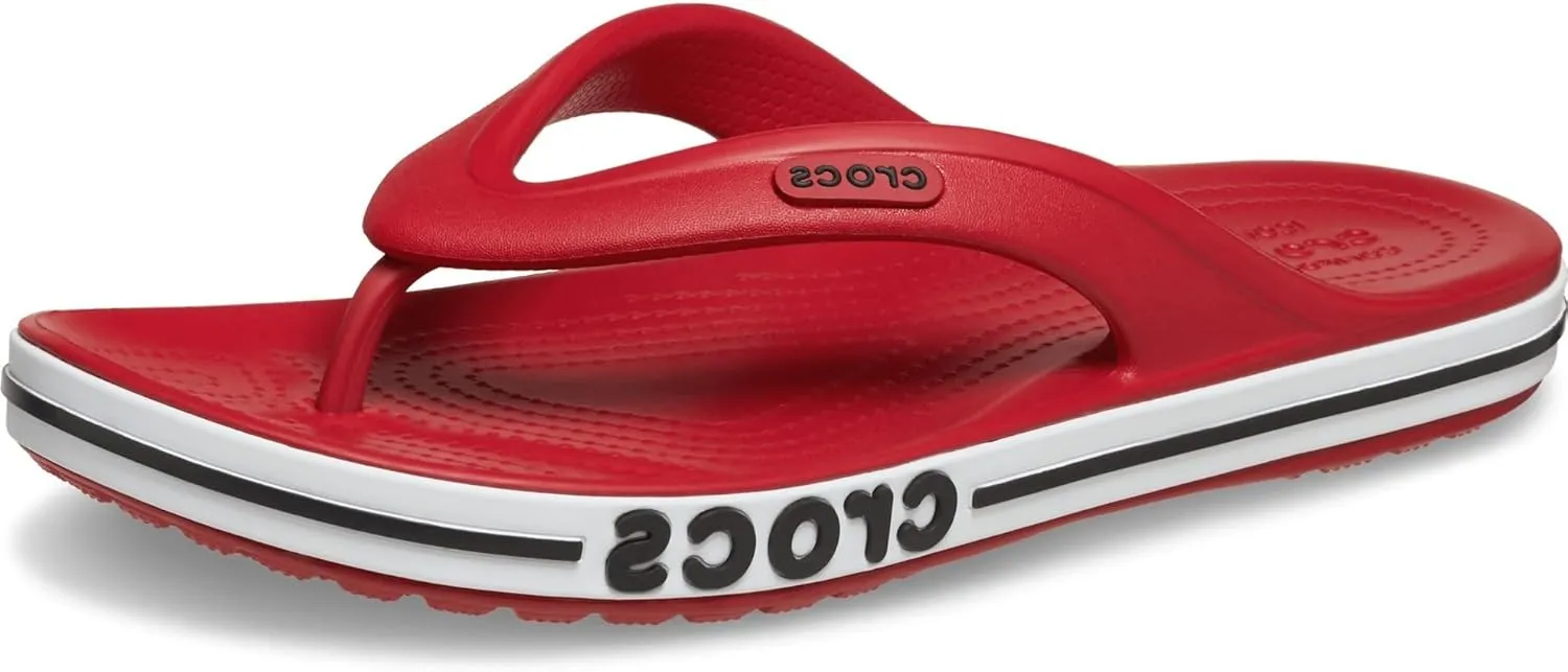 Crocs Men's and Women's Bayaband Flip Flop | Casual Flip Flops | Shower Shoes