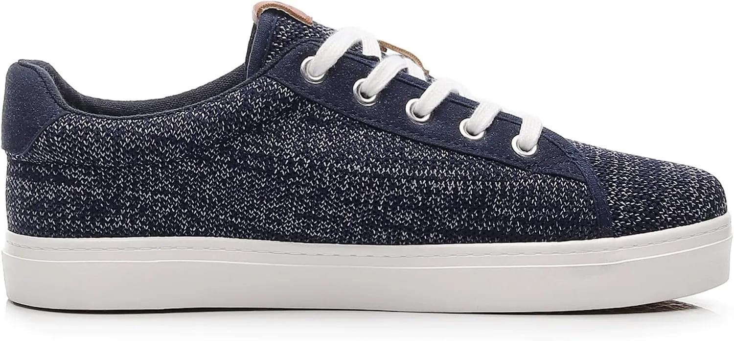 Cull4U Women's Flexible Knitting Low-Top Sneaker Shoe
