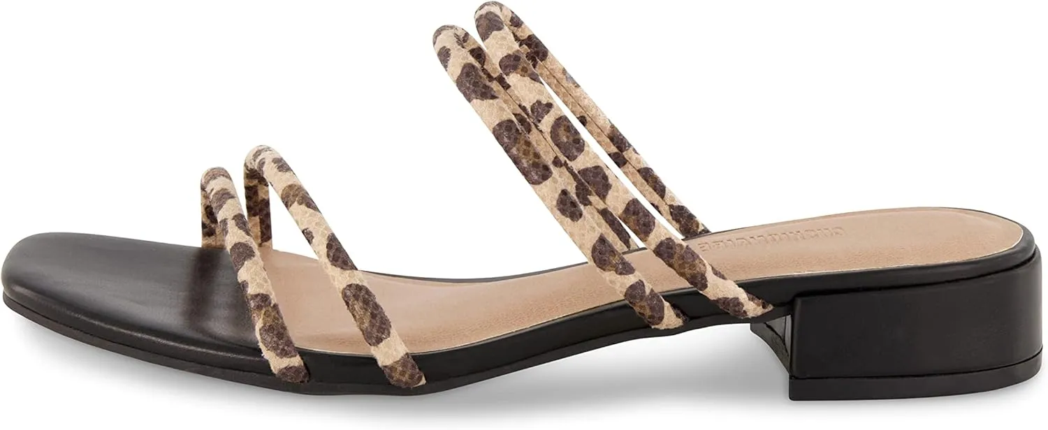CUSHIONAIRE Women's Nora low block heel sandal  Memory Foam