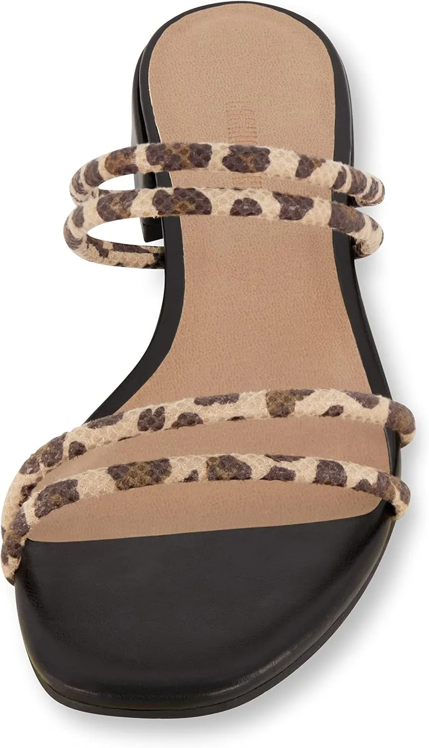 CUSHIONAIRE Women's Nora low block heel sandal  Memory Foam