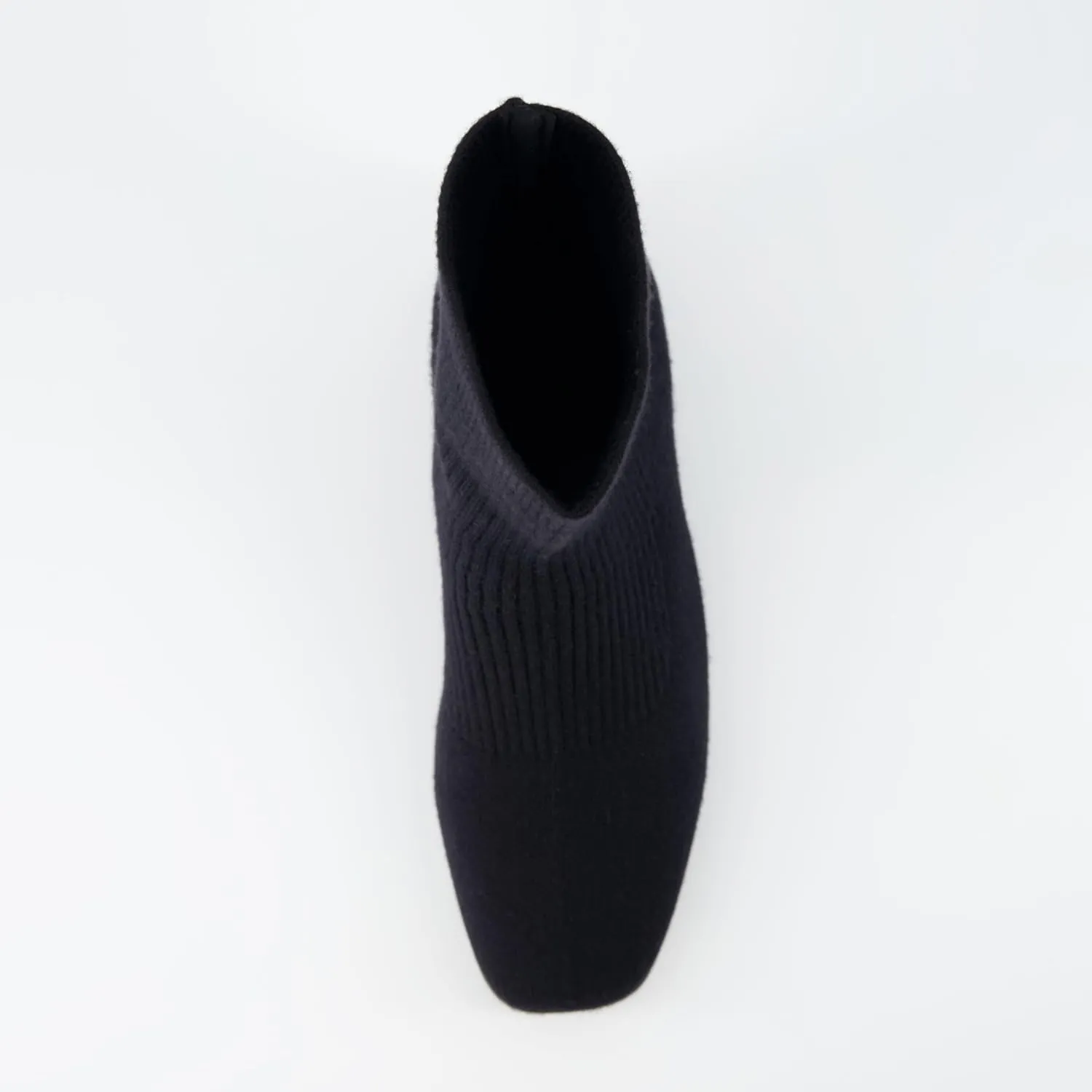 CUSHIONAIRE Women's Russel Knit Ankle Boot with Block Heel  Memory Foam, Wide Widths Available