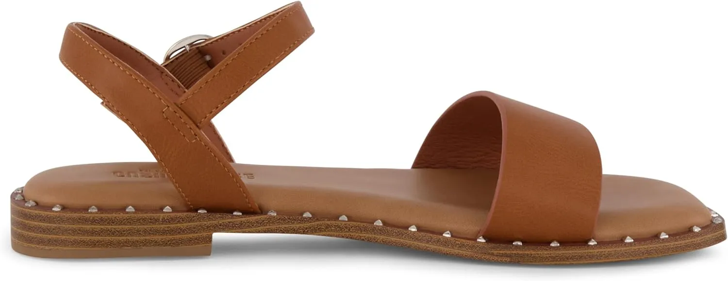 CUSHIONAIRE Women's Verona one band sandal  Memory Foam